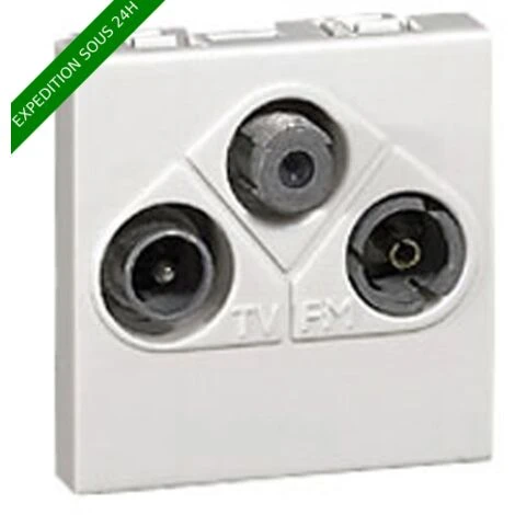 LEGRAND Mosaic Prise TV / FM / SAT Blanc - 078786 1 LEGRAND Mosaic Prise TV / FM / SAT Blanc - 078786