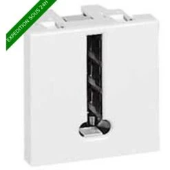 LEGRAND Mosaic Prise Téléphone 8 Contacts En T Blanc - 078738