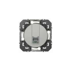 Prise Blindée RJ45 Cat6 FTP - Blanc Ou Alu - Dooxie - Legrand - Aluminium - 600476