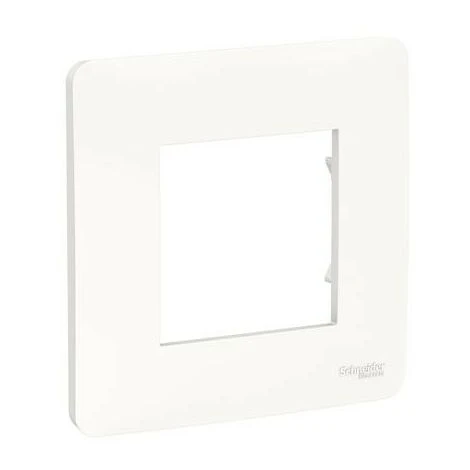 Schneider® Unica Studio - Plaque De Finition - Blanc - 1, 2, 3, 4 Ou 5 Postes Nb De Postes: 1 Poste Carré 1 Schneider® Unica Studio - Plaque De Finition - Blanc - 1, 2, 3, 4 Ou 5 Postes Nb De Postes: 1 Poste Carré