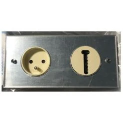 Arnould 272H31I40I05 Double Prise - 2P+T + Tél - Europa - Plexiglas