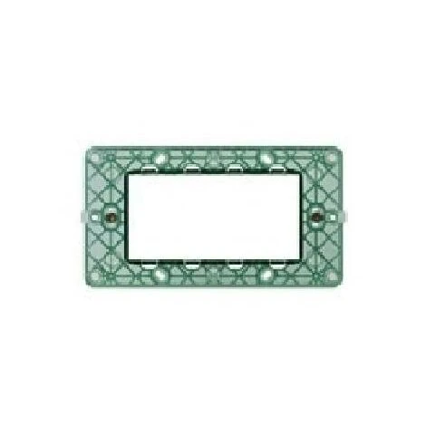 Plaque De Support Avec Vis 4 Modules Vert 14614 2 Plaque De Support Avec Vis 4 Modules Vert 14614 – Image 2