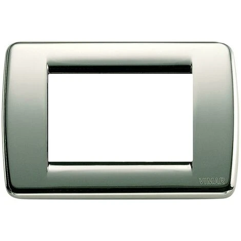 Plaque IdÉe 3 Modules Rondo' En MÉtal ChromÉ Poli 16753.36 1 Plaque IdÉe 3 Modules Rondo' En MÉtal ChromÉ Poli 16753.36