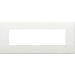 Placca Classic Tecnopolimero 7 Posti Colore Bianco Serie Arke' 19657.74