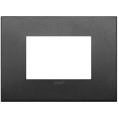 Arke' Placca Classic 3 Modules Graphite Graphite Color Matt 19653.01