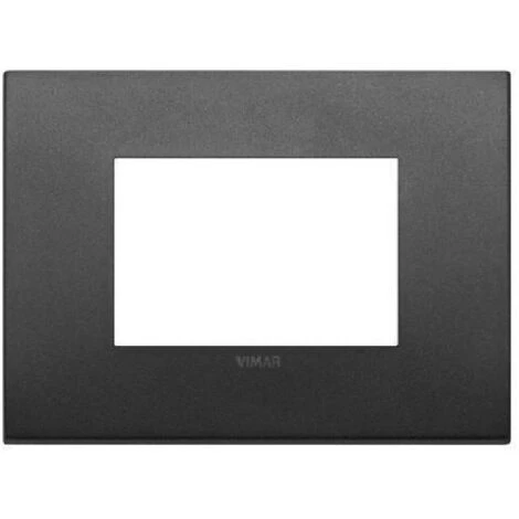 Arke' Placca Classic 3 Modules Graphite Graphite Color Matt 19653.01 1 Arke' Placca Classic 3 Modules Graphite Graphite Color Matt 19653.01