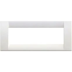 Idea Placca 6 Modules Blanc Couleur Brillante 16746.01