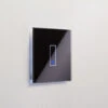 Interrupteur Simple WiFi Intelligent Verre Noir Tactile Compatible Google Home Amazon Alexa Iotty - IOTTY