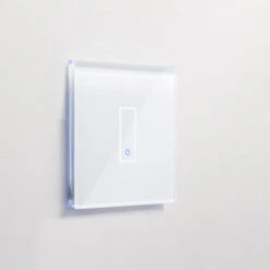 Interrupteur Simple WiFi Intelligent Verre Blanc Tactile Compatible Google Home Amazon Alexa Iotty - IOTTY