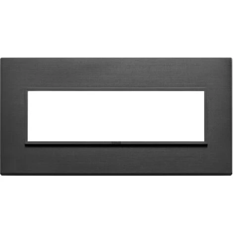 Eikon Evo Placca 7 Modules Total Noir Couleur Totale 21657.18 1 Eikon Evo Placca 7 Modules Total Noir Couleur Totale 21657.18