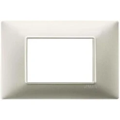 Plan Plack 3 Modules Technopolymer Technopolymer Couleur Nichel Opaco 14653.21