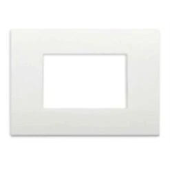 Placca Classic Tecnopolimero 3 Posti Colore Bianco Serie Arke' 19653.74