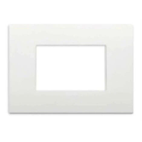 Placca Classic Tecnopolimero 3 Posti Colore Bianco Serie Arke' 19653.74 1 Placca Classic Tecnopolimero 3 Posti Colore Bianco Serie Arke' 19653.74