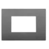 Arke' Placca Classic 3 Modules Couleur Gris Gris 19653.72