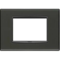 Eikon Placca Classic 3 Modules Reflex Color Antracite 20653.42