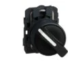 Schneider® Harmony Bouton Tournant Noir Ø22 - à Manette - 2 Positions - 1F - XB5AD21