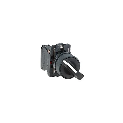Schneider® Harmony Bouton Tournant Noir Ø22 - à Manette - 2 Positions - 1O+1F - XB5AD25 1 Schneider® Harmony Bouton Tournant Noir Ø22 - à Manette - 2 Positions - 1O+1F - XB5AD25