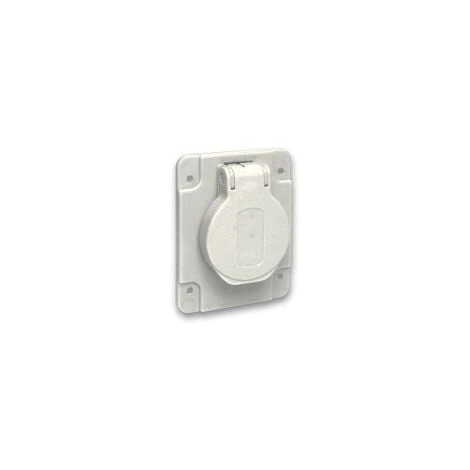 Schneider® PratiKa - Socle De Prise NF 65x85mm - 2P+T 10-16 A - IP54 - Connex. Arr. - Gris - PKN61G 1 Schneider® PratiKa - Socle De Prise NF 65x85mm - 2P+T 10-16 A - IP54 - Connex. Arr. - Gris - PKN61G