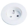 Prise Blanche 2P+T A Encastrer - Pour Meuble