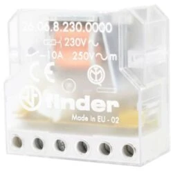 Finder Interrupteur à Impulsion Relais 3 Séquences 230V 26068230