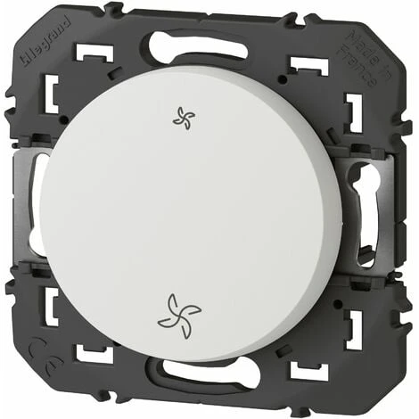 Interrupteur Commande VMC - Dooxie - Blanc - Legrand 1 Interrupteur Commande VMC - Dooxie - Blanc - Legrand