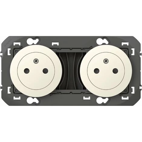 Double Prise De Courant 2P+T Affleurante Dooxie 16A Précâblées - Blanc - Legrand 1 Double Prise De Courant 2P+T Affleurante Dooxie 16A Précâblées - Blanc - Legrand