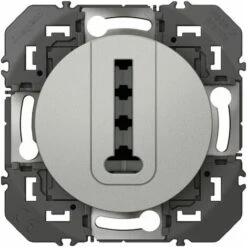 Prise Téléphone En T - Dooxie - Aluminium - Legrand