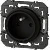 Prise De Courant Easyréno 2P+T Faible Profondeur Dooxie 16A - Noir - Legrand
