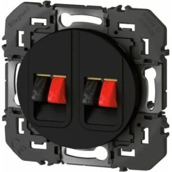 Prise Haut - Parleur Double Dooxie - Noir - Legrand