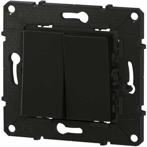 Legrand Double Interrupteur Ou Va-et-vient Altège 10A - Nuit - Bticino 1 Legrand Double Interrupteur Ou Va-et-vient Altège 10A - Nuit - Bticino