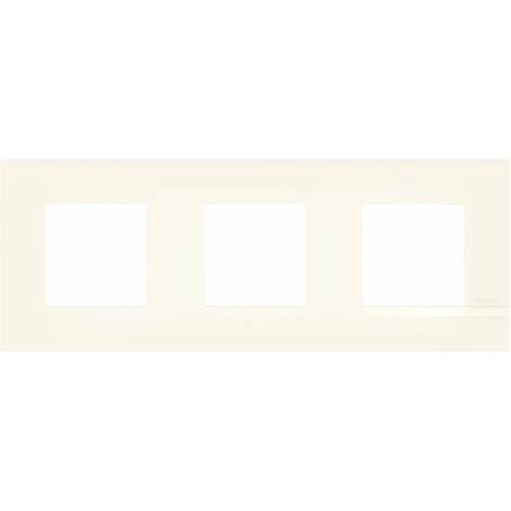 Legrand Plaque Altège Collection Classico - Neige - Blanc Satiné - 3 Postes - Bticino 1 Legrand Plaque Altège Collection Classico - Neige - Blanc Satiné - 3 Postes - Bticino