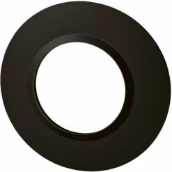 Plaque Ronde Dooxie - Noir Velours - 1 Poste - Legrand