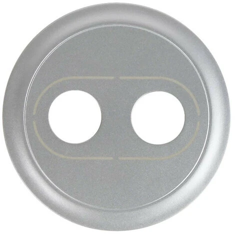 Legrand Enjoliveur Céliane Pour Prise Banana Simple Finition Titane (068531) 1 Legrand Enjoliveur Céliane Pour Prise Banana Simple Finition Titane (068531)