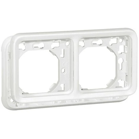 Legrand Support Plaque 2 Postes Horizontaux Plexo Composable IP55 Blanc Artic Antimicrobien (070794) 1 Legrand Support Plaque 2 Postes Horizontaux Plexo Composable IP55 Blanc Artic Antimicrobien (070794)