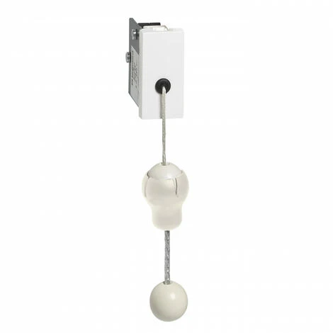 Legrand Interrupteur à Tirette éjectable Mosaic 1 Module 230V 2A Pour Applique Tête De Lit Blanc Antimicrobien (076677) 1 Legrand Interrupteur à Tirette éjectable Mosaic 1 Module 230V 2A Pour Applique Tête De Lit Blanc Antimicrobien (076677)