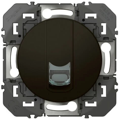 Legrand Prise Blindée RJ45 Cat6 STP Dooxie Finition Noir Emballage Blister (095285) 1 Legrand Prise Blindée RJ45 Cat6 STP Dooxie Finition Noir Emballage Blister (095285)