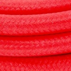 Câble Textile 2m + Interrupteur - Rouge