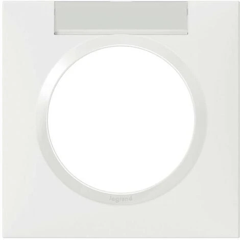Legrand Plaque Carrée Dooxie 1 Poste Finition Blanc Avec Porte étiquette (600942) 1 Legrand Plaque Carrée Dooxie 1 Poste Finition Blanc Avec Porte étiquette (600942)