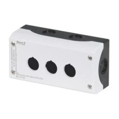 BOÎTIER POUR MONTAGE EN SAILLIE 6 PERÇAGES GRIS (RAL 7035) EATON M22-I6 216540