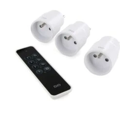 Set De 3 Prises Nano On/Off Et Télécommande 3 Canaux - DiO 1.0