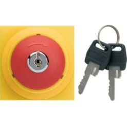 Arrêt D'urgence Gallery à Clé 2 Modules / Hager