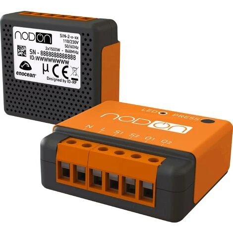 NodOn SIN-2-2-01 Actionneur De Commutation EnOcean X832081 2 NodOn SIN-2-2-01 Actionneur De Commutation EnOcean X832081 – Image 2