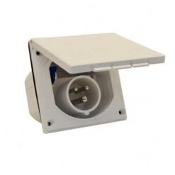 Socle CEE 17 Beige Encastrable Pour Camping-car Et Caravane