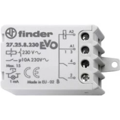 Télérupteur Pour Encastrement Finder 27.25.8.230.0000 2 NO (T) 230 V/AC 10 A 2300 VA 1 Pc(s)