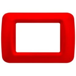 Plaque Top Gewiss System Rouge 3 Places GW22523