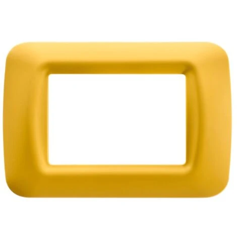 Plaque Top Gewiss System Jaune Maïs 3 Places GW22583 1 Plaque Top Gewiss System Jaune Maïs 3 Places GW22583