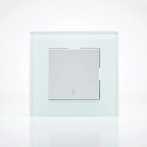 Plaque De Finition Verre Vert 1 Poste 84x87x10mm 3 Plaque De Finition Verre Vert 1 Poste 84x87x10mm – Image 3