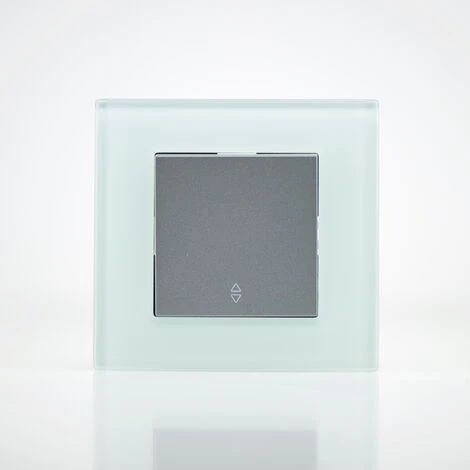 Plaque De Finition Verre Vert 1 Poste 84x87x10mm 4 Plaque De Finition Verre Vert 1 Poste 84x87x10mm – Image 4