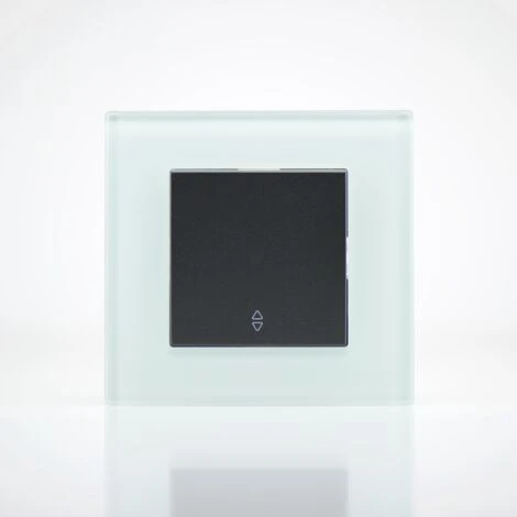 Plaque De Finition Verre Vert 1 Poste 84x87x10mm 5 Plaque De Finition Verre Vert 1 Poste 84x87x10mm – Image 5