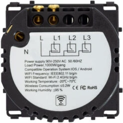 Interrupteur Tactile WiFi Simple Modern Blanc 9 Interrupteur Tactile WiFi Simple Modern Blanc -Legrand || Schneider® Soldes Boutique 17942873 5